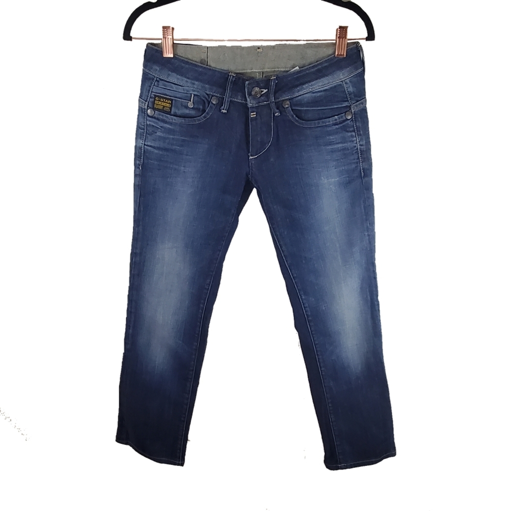 G-Star RAW Midge Straight Rover UV Aged Jeans 27